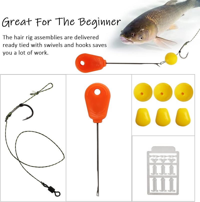Dovesun 41PCS/151PCS Carp Fishing Hair Rigs Baits Carp Rigs Kit Fishing Equipment Accessories - Image 4